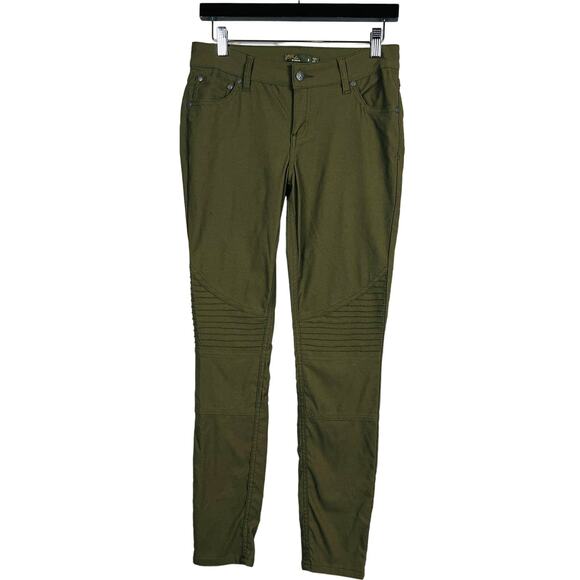 Prana Moto Pant Olive Green SLim Fit - 6 - Picture 1 of 5